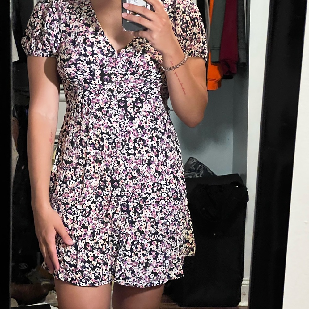 Floral mini dress